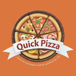 Quick Pizza logo.